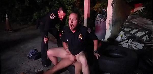  Police xxx gay sex fucking hot first time The homie takes the easy